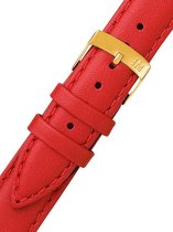 Morellato Horlogebandje - Morellato horlogeband U1877 Twingo Nappa - leer - Rood - bandbreedte 18.00 mm
