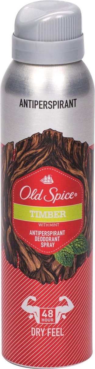 Goedkoopste Old Spice Timber deo spray 150 ML deodorant