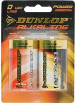 4x Dunlop alkaline D batterijen - LR40 - alkaline - batterijen / accu