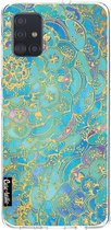 Casetastic Samsung Galaxy A51 (2020) Hoesje - Softcover Hoesje met Design - Sapphire Mandala Print