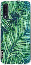 Casetastic Samsung Galaxy A50 (2019) Hoesje - Softcover Hoesje met Design - Palm Leaves Print