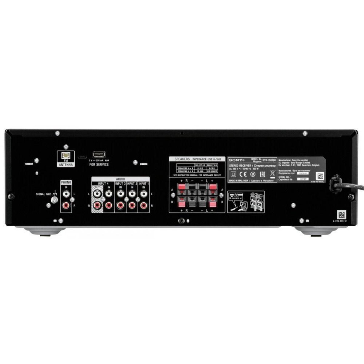 Contract Polair Voorspeller Sony STR-DH190 - Stereo-receiver met Phono | bol.com