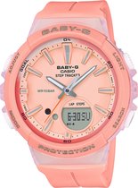 Casio BGS-100-4AER horloge dames - roze - kunststof