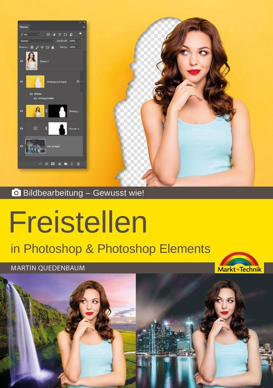 Freistellen mit Adobe Photoshop CC und Photoshop Elements -  ... - cover