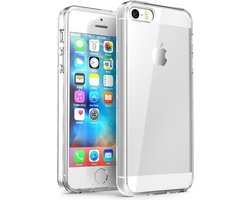 Hoesje Geschikt voor iPhone 5s Hoesje Siliconen Case Hoes - Hoes Geschikt voor iPhone 5s Hoes Cover Case - Transparant