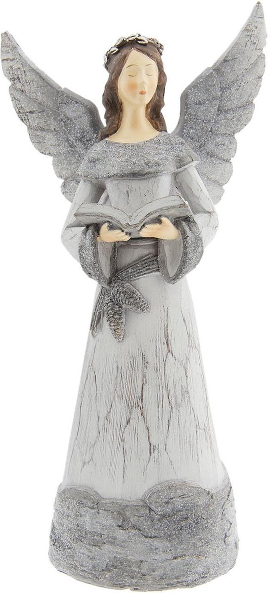 Decoratie Beeld 15*11*29 cm Grijs Kunststof Decoratief Figuur Decoratieve Accessoires Woonaccessoires