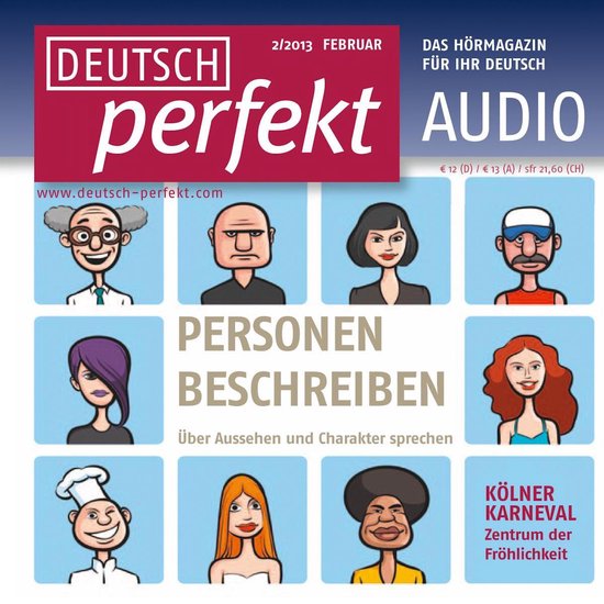Deutsch lernen Audio - Personen beschreiben - cover