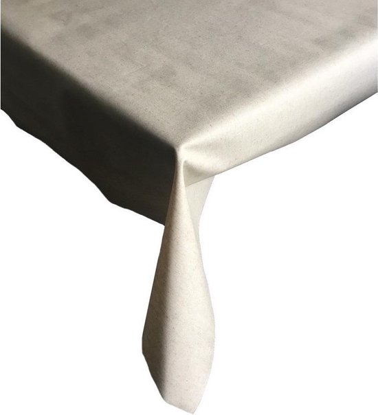 Charmant Luxe aangrenzend Luxe buiten tafelkleed/tafelzeil cremewit 140 x 200 cm rechthoekig -  Tafellinnen -... | bol.com