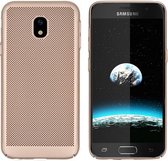 Hoes Mesh Holes voor Samsung J3 2017 Goud