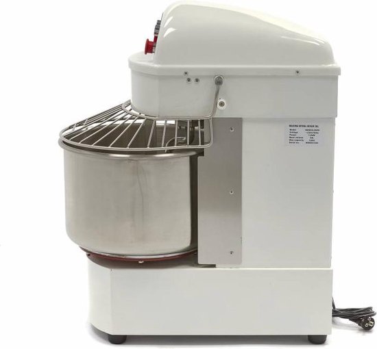 Spiraalkneder - 30 L - 19 Kg Deeg - 2 Snelheden — afbeelding 5