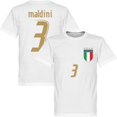 Italië Maldini T-Shirt 2006 - S