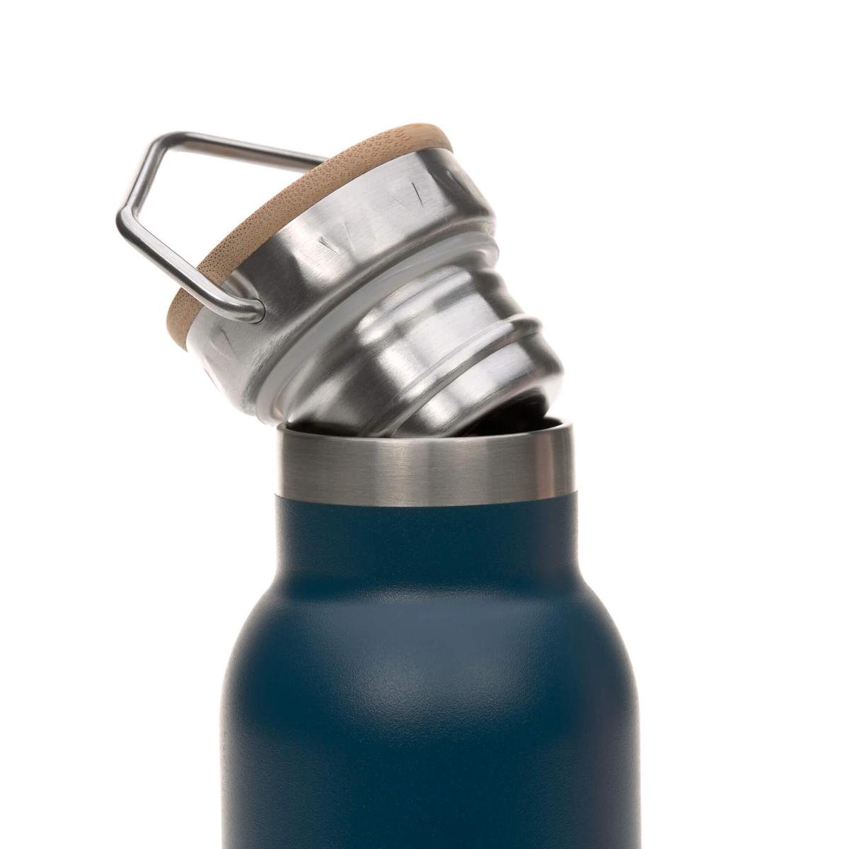 LÄSSIG Children's Drinking Bottle Stainless Steel with Extra