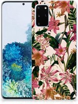 Back Cover Samsung S20 Plus TPU Siliconen Hoesje Flowers
