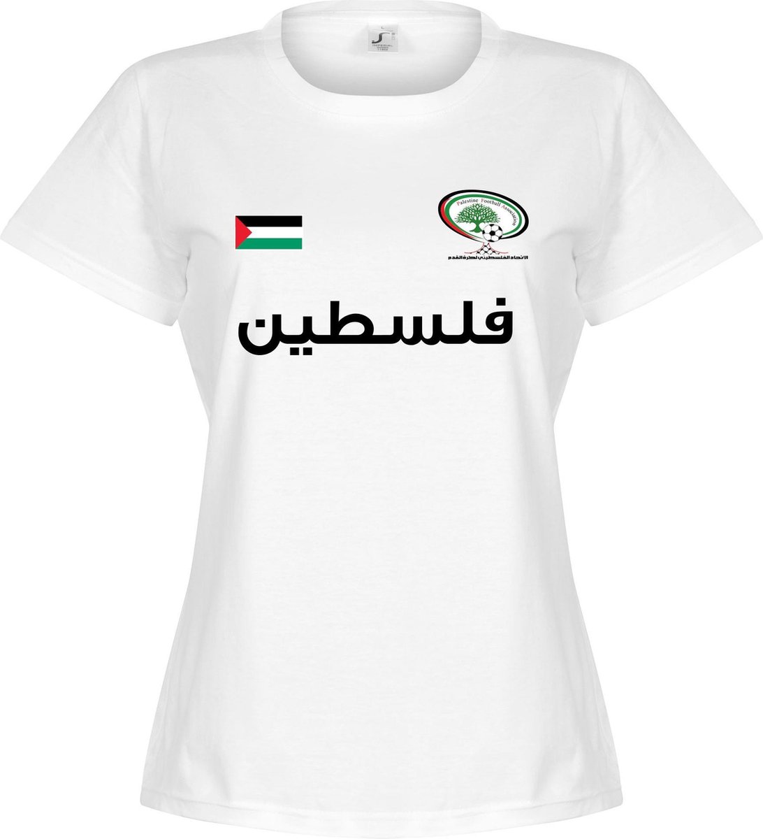 Palestina Football Dames T-Shirt - L - 12