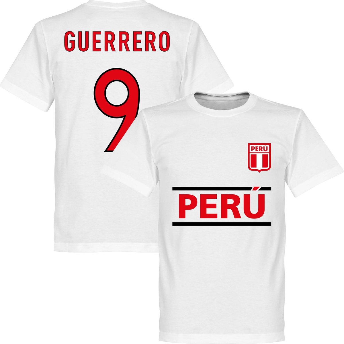 1200x1200.jpg Peru Guerrero 9 Team T-Shirt - 4XL - Afbeelding 1