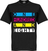 One Hundred and Eighty Banner Darts T-Shirt - XS