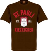 St. Pauli Established T-Shirt - Bruin - L