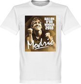 Modric Ballon d'Or Winner T-Shirt - Wit - XL
