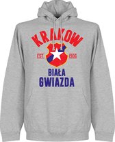 Wisla Krakow Established Hooded Sweater - Grijs - S