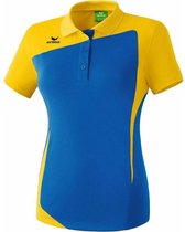Erima Club 1900 Polo Dames - Royal / Geel | Maat: 48