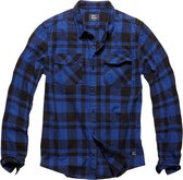 Vintage Industries Austin Shirt Blue Check Heren