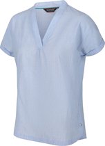 Regatta Blouse Jacinda Dames Katoen Lichtblauw Maat 46