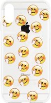 ADEL Siliconen Back Cover Softcase Hoesje voor iPhone XR - Smileys Emoticons