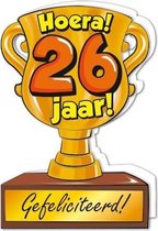Trofee kaart - 26 jaar