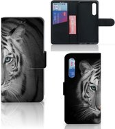Cuir PU Portefeuille pour Xiaomi Mi 9 SE Coque Tigre