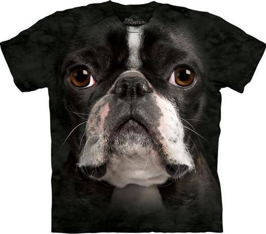 The Mountain T-shirt Boston Terrier Face T-shirt unisexe 2XL