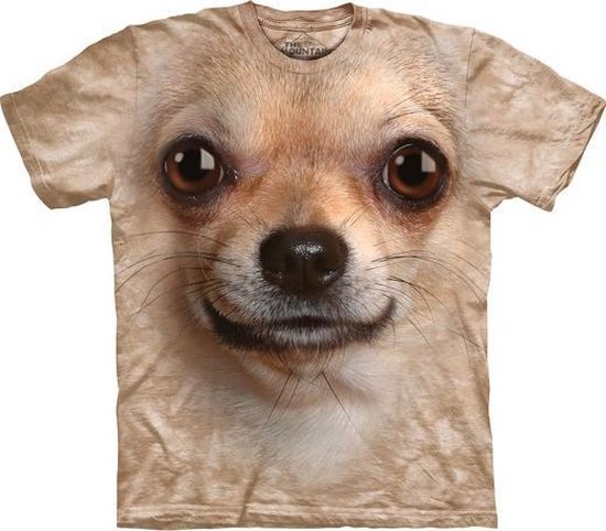 The Mountain T-shirt Chihuahua Face T-shirt unisexe Taille XL
