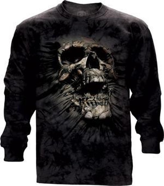 The Mountain T-shirt unisexe à manches longues Breakthrough Skull Taille S