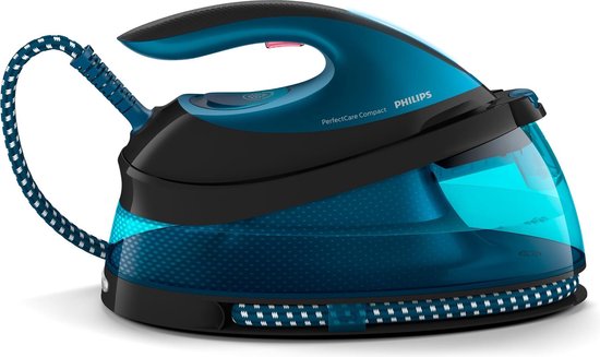 Foto: Philips gc7846 80 perfectcare compacte stoomgenerator 1 5l blauw