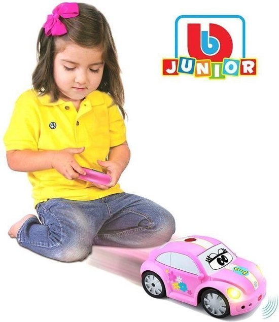 BURAGO Junior afstandsbediening RC auto Junior 1e leeftijd infrarood  lieveheersbeestje... | bol.com