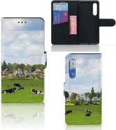 Cuir de Première Qualité Housse pour Xiaomi Mi 9 SE Coque Les Vaches Hollandaises