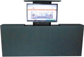 Los voetbord met TV lift - XL: TV's t/m 50 inch -  200 cm breed -  Antraciet
