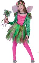 Elfen Feeen & Fantasy Kostuum | Rosy De Elf | Meisje | Maat 104 | Carnaval kostuum | Verkleedkleding