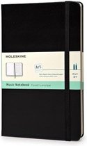 Moleskine Art Muziek Notitieboek - Large - Hardcover - Zwart