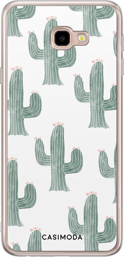 Samsung J4 Plus hoesje siliconen - Cactus print | Samsung Galaxy J4 Plus  case | groen | bol.com