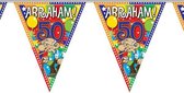 Ligne de drapeau de décoration d'âge / drapeaux / guirlande thème Abraham 50 ans 10 mètres