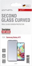 4smarts Second Glass Curved Samsung A71 Screen Protector Zwart