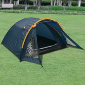 Tent 3-persoons blauw