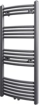 Radiator/handdoekenrek curve grijs 500x1160 mm