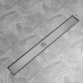 Doucheputje rechthoekig 1030x140 mm roestvrij staal