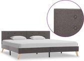 Bedframe stof taupe 180x200 cm