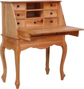 Secretaire 78x42x103 cm massief mahoniehout