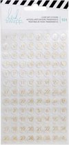 Heidi Swapp memory planner sticker clear date x924
