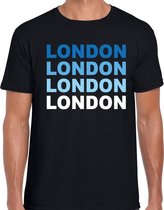 London / Londen t-shirt zwart voor heren XL