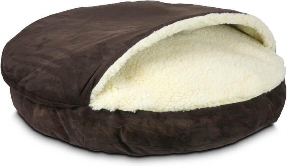 Snoozer Cozy Cave XL Hot Fudge Luxury bol