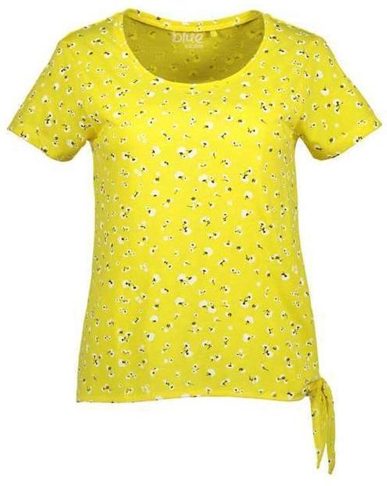 Blue Seven dames shirt geel print - maat L